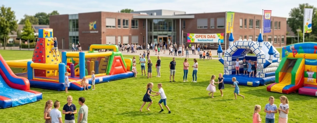 Open dag organiseren met Springkussenverhuur Eindhoven