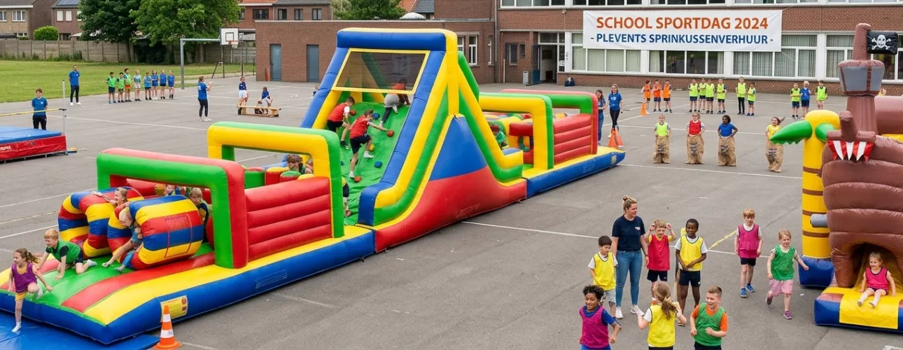 Sportdag organiseren met Springkussenverhuur Eindhoven
