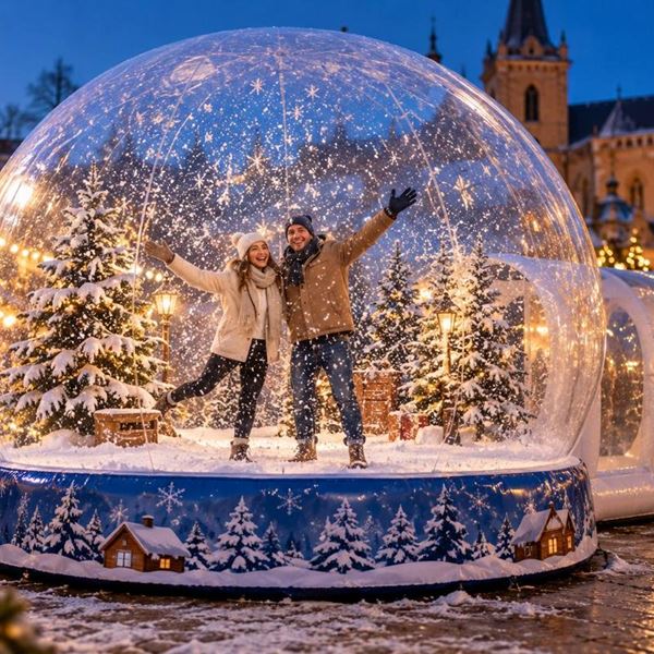 Opblaasbare Snowglobe huren